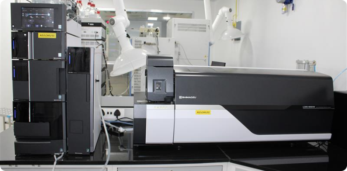 Cutting-edge analytical testing equipment at Piramal's Pharmaceutical Development Services site in Ahmedabad, India